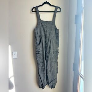 American Eagle Outfitters Charcoal Cargo Utility Jogger Baggy Overalls size S